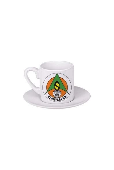 GHOSTBASTIR DESİGN Alanyaspor Türk Kahvesi Fincanı 044 ürün görseli 1