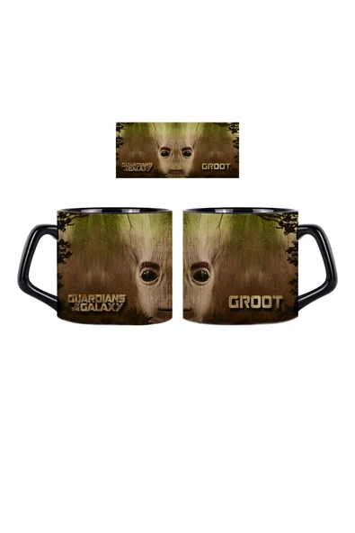 GHOSTBASTIR DESİGN Guardians Galaxy Groot Kupa Bardak | Tek Adet 0194 ürün görseli 1
