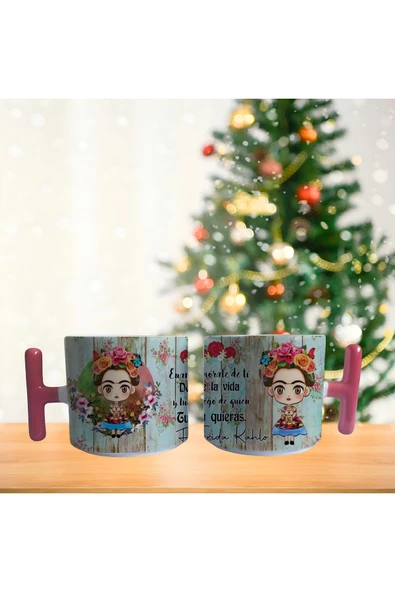 GHOSTBASTIR DESİGN Frida Kahlo Kupa Bardak | Tek Adet 0151 ürün görseli 1