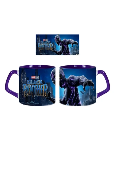 GHOSTBASTIR DESİGN Black Panther Kupa Bardak | Tek Adet 070 ürün görseli 1