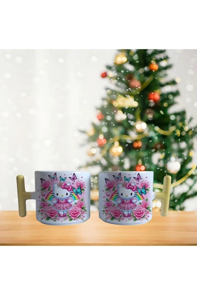 GHOSTBASTIR DESİGN Hello Kitty Kupa Bardak | Tek Adet 0214 ürün görseli 1