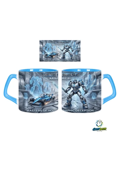 GHOSTBASTIR Design Transformers Mirage Kupa Bardak | Tek Adet 0736 ürün görseli 1