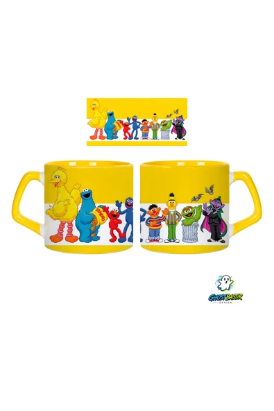 GHOSTBASTIR Design Susam Sokağı Kupa Bardak | Tek Adet 0700 ürün görseli 1