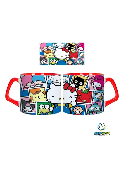 GHOSTBASTIR Design Hello Kitty Kupa Bardak | Tek Adet 0659 ürün görseli 1