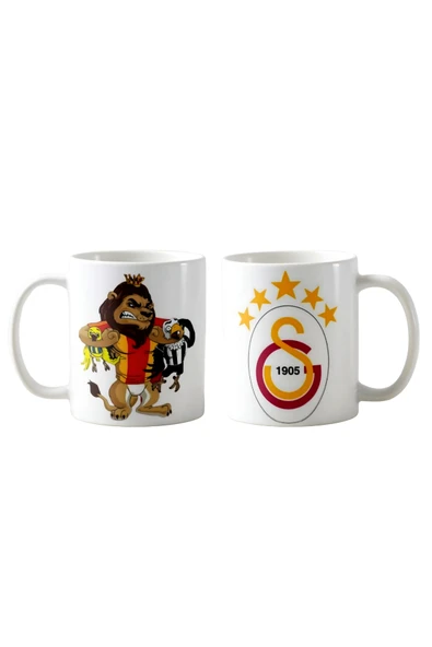 GHOSTBASTIR DESİGN Galatasaray Kupa Bardak Tek Adet K043 ürün görseli 1