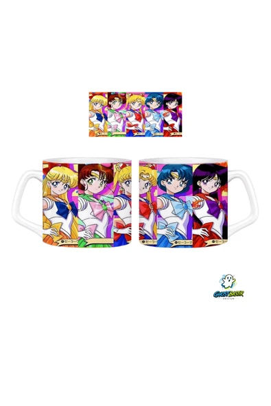 GHOSTBASTIR Design Ay Savaşçısı Kupa Bardak | Tek Adet 0568 ürün görseli 1