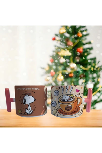 GHOSTBASTIR DESİGN Snoopy Kupa Bardak | Tek Adet 0431 ürün görseli 1