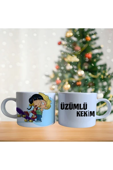 GHOSTBASTIR DESİGN Cedric Üzümlü Kekim Kupa Bardak | Tek Adet 0101 ürün görseli 1