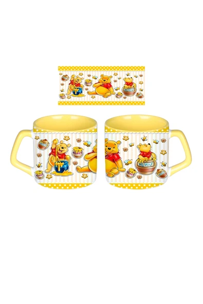 GHOSTBASTIR DESİGN Winnie The Pooh Kupa Bardak | Tek Adet 0547 ürün görseli 1