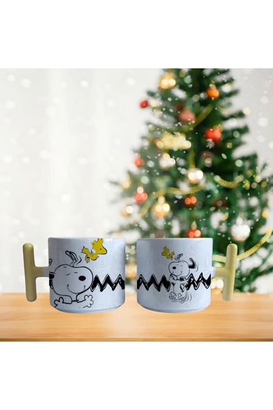 GHOSTBASTIR DESİGN Snoopy Kupa Bardak | Tek Adet 0438 ürün görseli 1