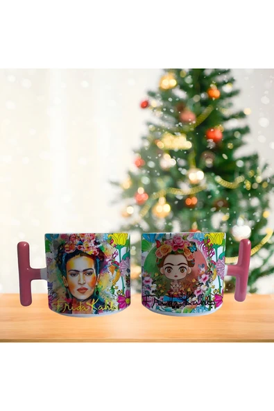 GHOSTBASTIR DESİGN Frida Kahlo Kupa Bardak | Tek Adet 0150 ürün görseli 1