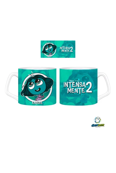 GHOSTBASTIR Design Ters Yüz Envidia Kupa Bardak | Tek Adet 0605 ürün görseli 1