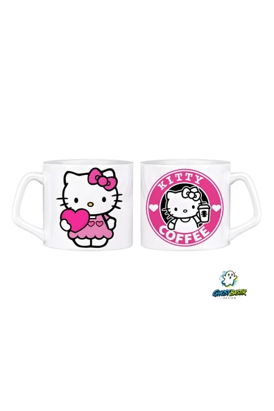 GHOSTBASTIR Design Hello Kitty Kupa Bardak | Tek Adet 0651 ürün görseli 1