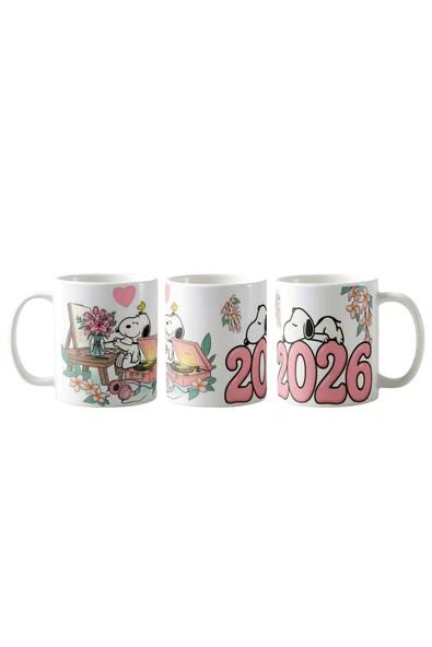GHOSTBASTIR DESİGN Snoopy Kupa Bardak | Tek Adet K0117 ürün görseli 1