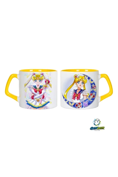 GHOSTBASTIR Design Ay Savaşçısı Kupa Bardak | Tek Adet 0629 ürün görseli 1