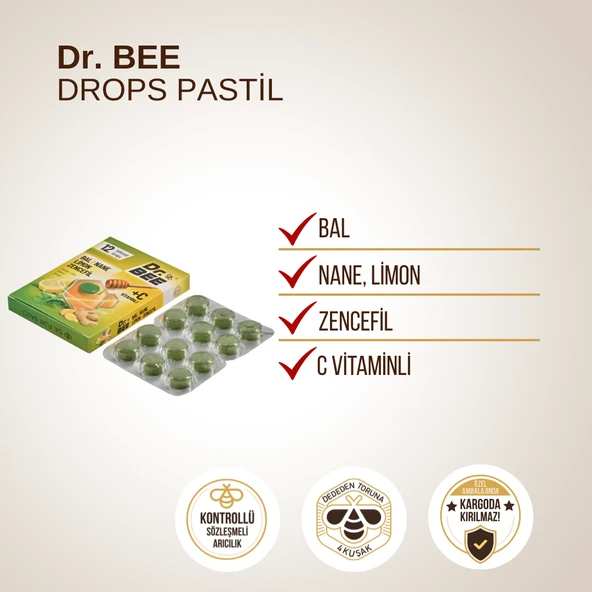 3'lü Dr. Bee Drops Pastil Paketi - Resim 4