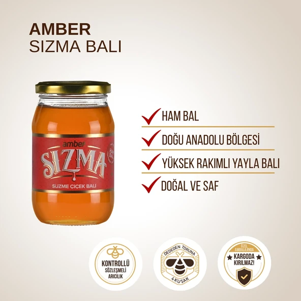 Amber Sızma Balı 450 gr - Resim 2