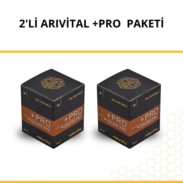 2'li Arıvital +Pro (Bal, Polen, Arı Sütü, Propolis) Paketi ürün görseli 1
