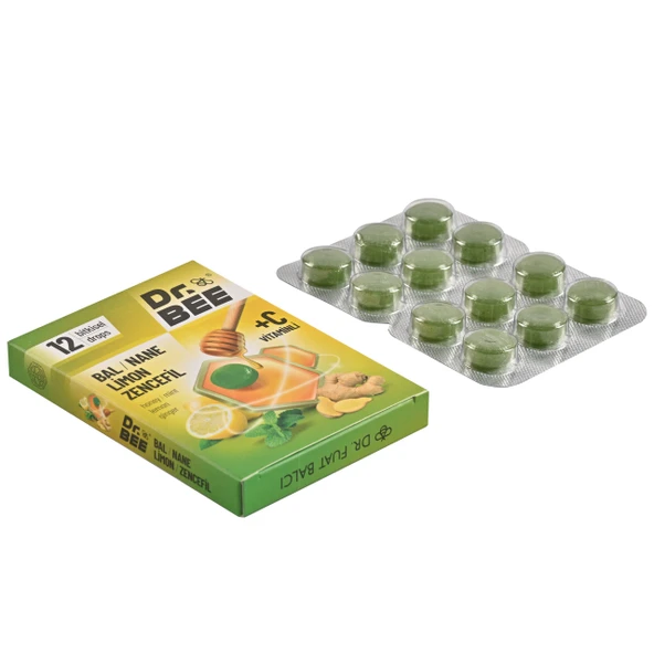Dr. Bee Bal, Nane, Limon, Zencefil Drops Pastil ürün görseli 1