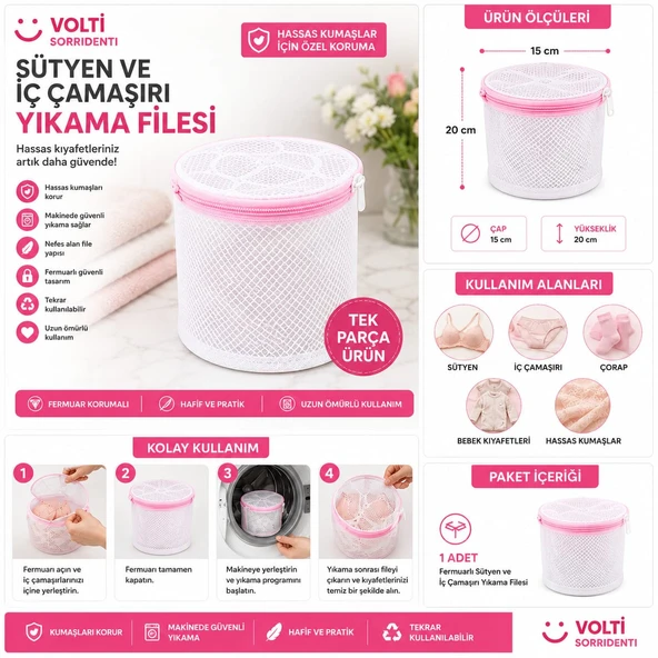 Sütyen İç Çamaşırı Yıkama Filesi ürün görseli 1
