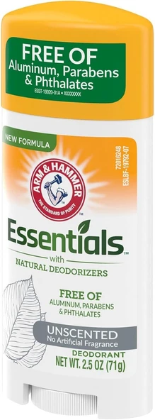 Arm & Hammer Essentials Natural Deodorant Unscented 71 gr ürün görseli 1