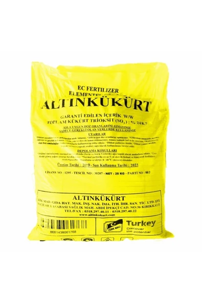 Altınkükürt Toprak PH Düzenleyici 5kg ürün görseli 1