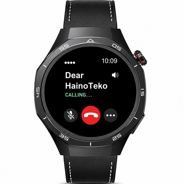 Haino Teko Amoled Ekran WaterProof 3 Kordonlu Akıllı Saat Siyah Teko25 ürün görseli 1