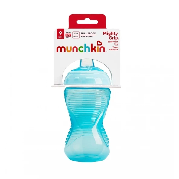 Munchkin Might Grip Alıştırma Bardağı 296ml 9ay+ Mavi - Resim 6