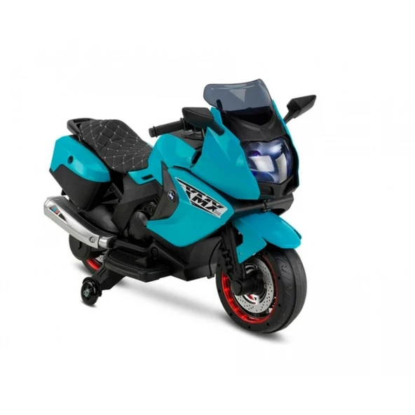 Babyhope 438a Xmx-316 Ledli Akülü Motor 12 Volt Turkuaz ürün görseli 1
