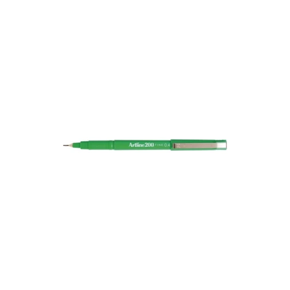 Ek-200 Fineliner İnce Uçlu Keçeli Kalem 0.4 Mm Yeşil (12 Li Kutu) ürün görseli 1
