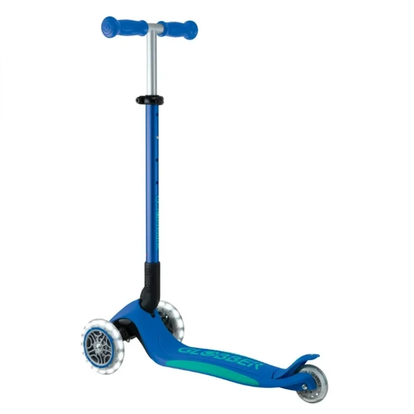 Globber Elite Deluxe Işıklı Scooter Lacivert - Resim 3