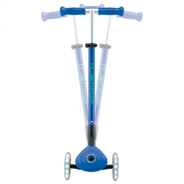 Globber Elite Deluxe Işıklı Scooter Lacivert - Resim 6