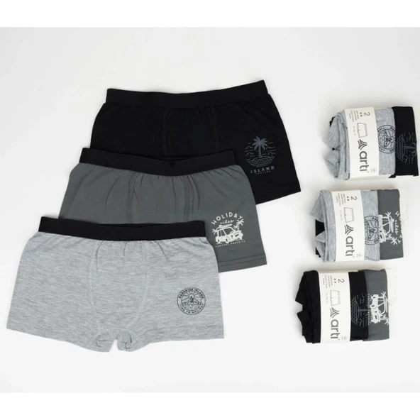 Katamino Island Erkek 2li Boxer Set K128997 Karışık Renk ürün görseli 1