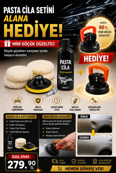 Araba Pasta Cila Seti ürün görseli 1