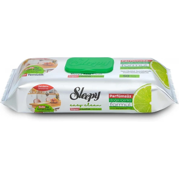 Sleepy Mutfak Temizlik Havlusu 50 Adet Bergamot ürün görseli 1