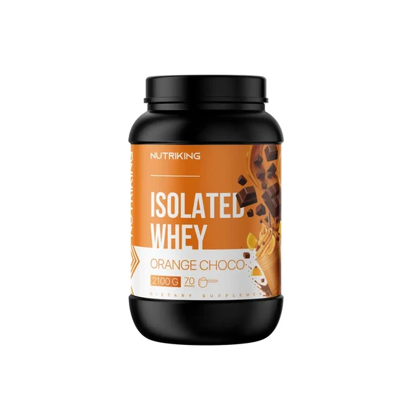 İzole Whey 2100G 70 Servis Protein Tozu Portakallı Çikolata Aromalı ürün görseli 1
