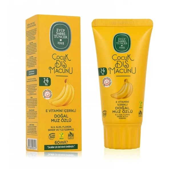 Eyüp Sabri Tuncer Çocuk Diş Macunu 60 Ml Muz ürün görseli 1