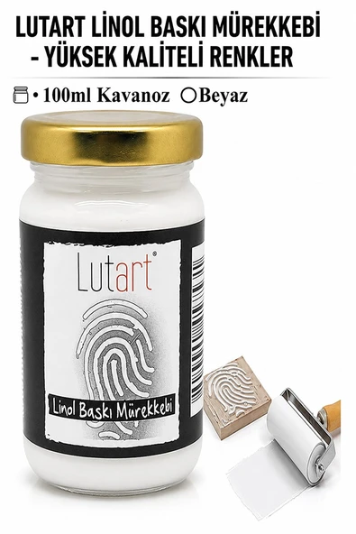 Linol Mürekkebi 100 ml 1 Adet Lutart Linol Baskı Boya Mürekkebi Blok Baskı Sanat Su Bazlı Matbaa Mürekkebi Hobi ürün görseli 1