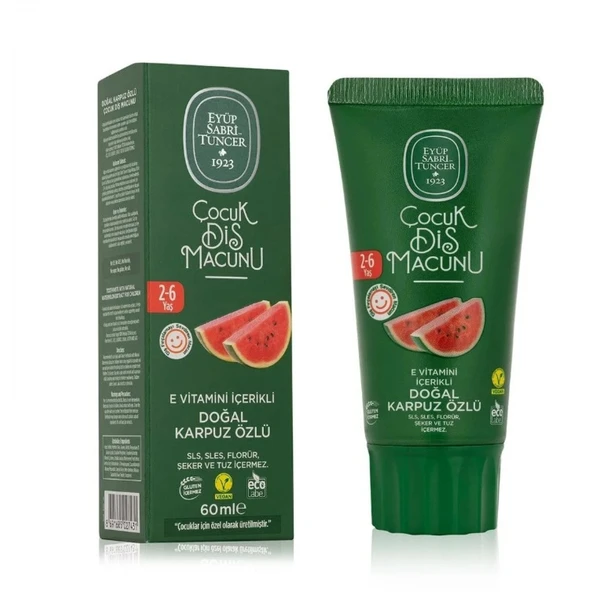 Eyüp Sabri Tuncer Çocuk Diş Macunu 60 Ml Karpuz ürün görseli 1
