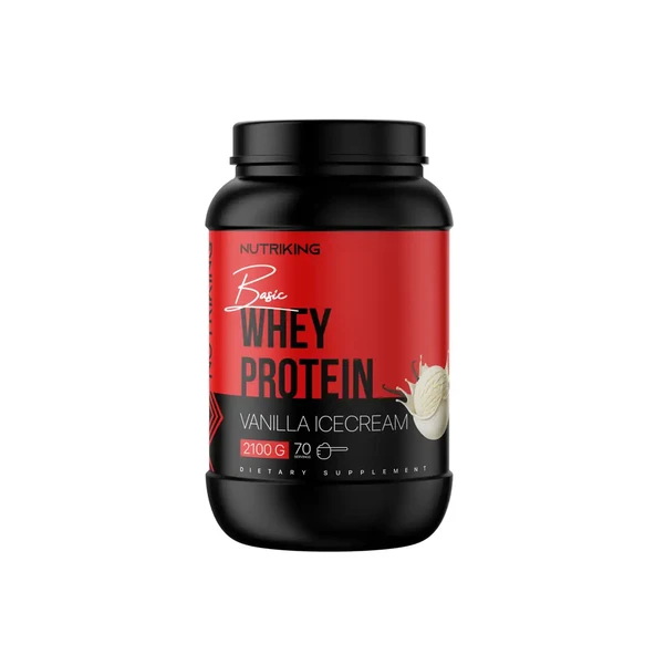 Basic Whey Protein Tozu 2100G 70 Servis Vanilla Ice Cream Aromalı ürün görseli 1
