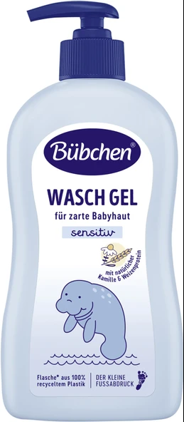 Bübchen Yenidoğan Sensitive Bebek Yıkama Jeli 400 ml ürün görseli 1