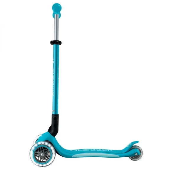 Globber Elite Deluxe Işıklı Scooter Mavi - Resim 4