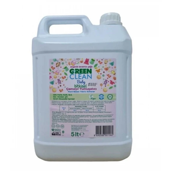 Green Clean Baby Çamaşır Yumuşatıcısı 5lt ürün görseli 1