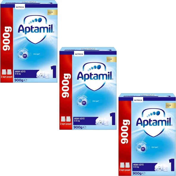 Pronutra 1 Bebek Sütü 900 gr 3'lü Paket 0-6 Ay İçin Zengin İçerik ürün görseli 1