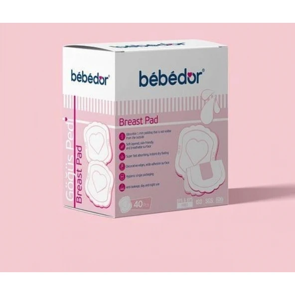 Bebedor Göğüs Pedi 40'lı ürün görseli 1