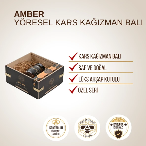 Amber Yöresel Kars Kağızman Balı 350gr - Resim 2