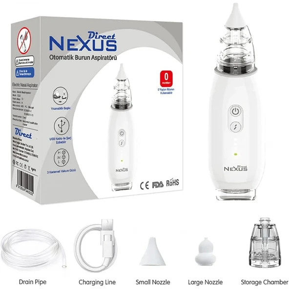 Direct Nexus Elektrikli Burun Aspiratörü - Resim 2