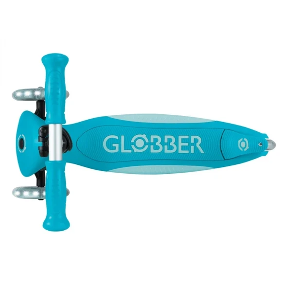 Globber Elite Deluxe Işıklı Scooter Mavi - Resim 7