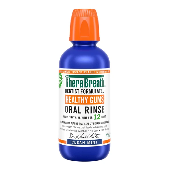 Thera Breath Healthy Gums Clean Mint Ağız Çalkalama Suyu 473 ml ürün görseli 1