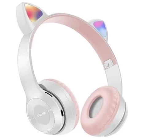 CAT EAR P47m Işıklı Bluetooth Kulaklık 5.0 Kablosuz Katlanabilir Kedili Kulaklık Parti Işıklı Kulaklık Pembe-AMBALAJ HASARLI (SIFIR KONDİSYONDA) ürün görseli 1